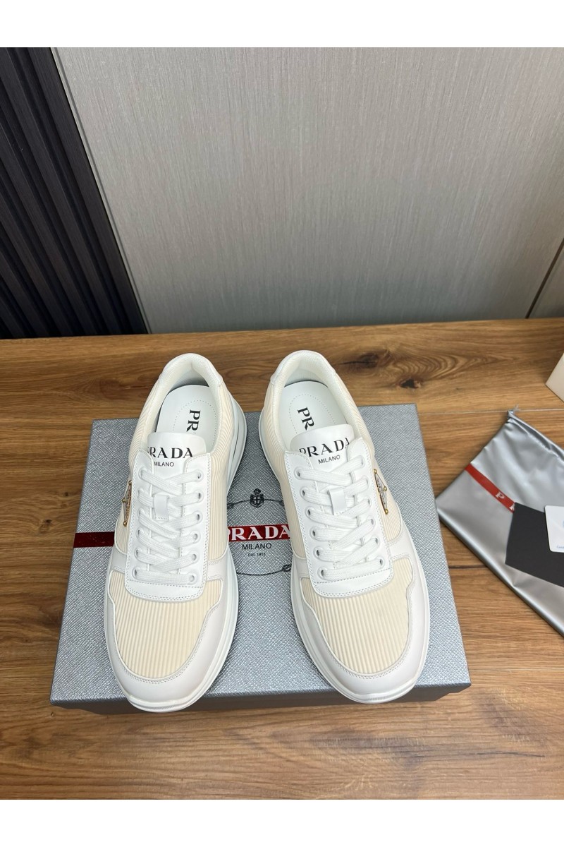 Prada, Men's Sneaker, White