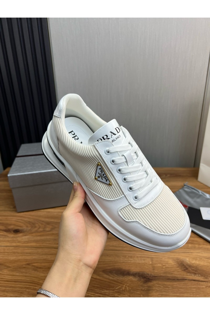 Prada, Men's Sneaker, White