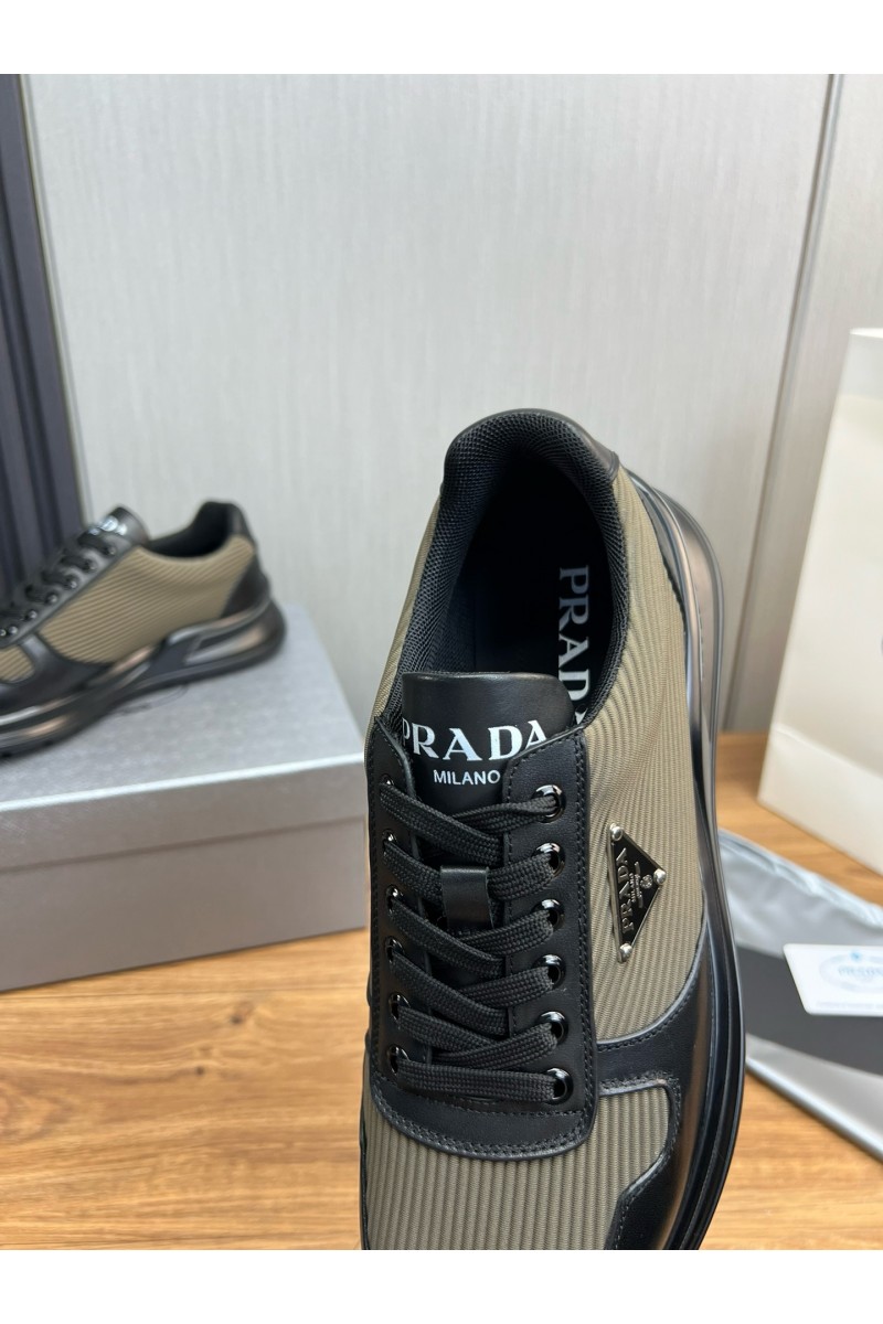 Prada, Men's Sneaker, Khaki