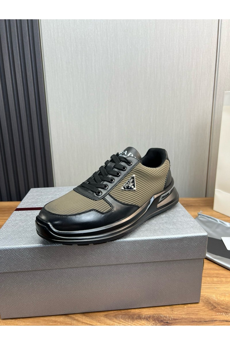 Prada, Men's Sneaker, Khaki