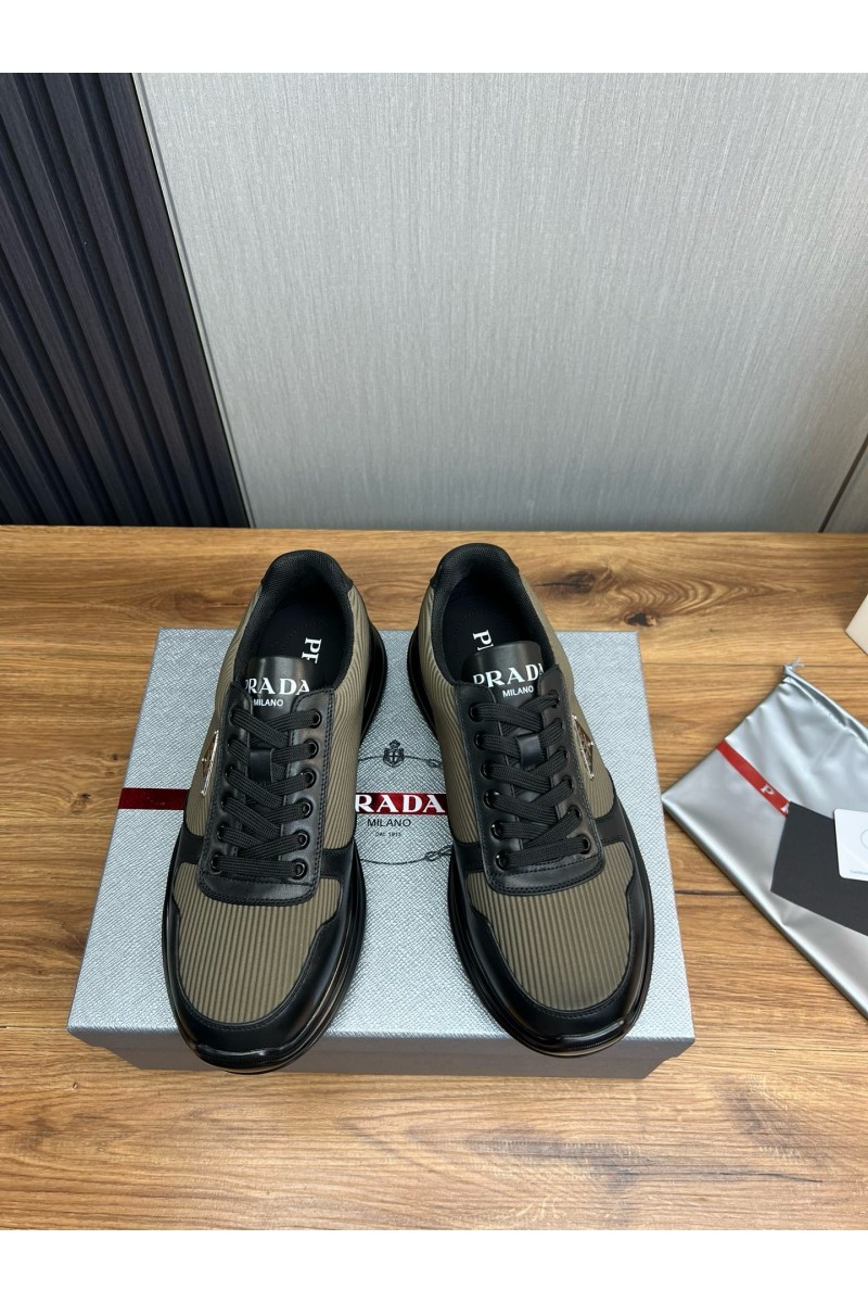 Prada, Men's Sneaker, Khaki