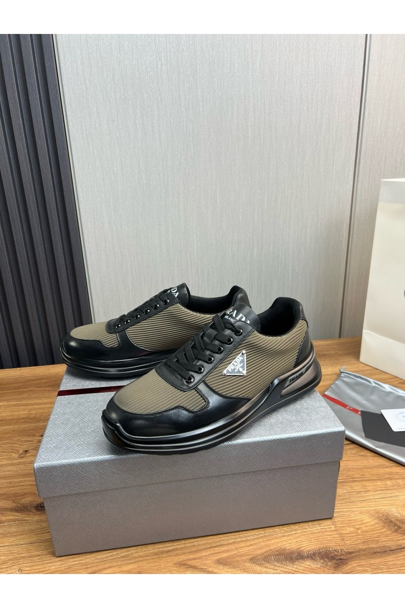 Prada, Men's Sneaker, Khaki