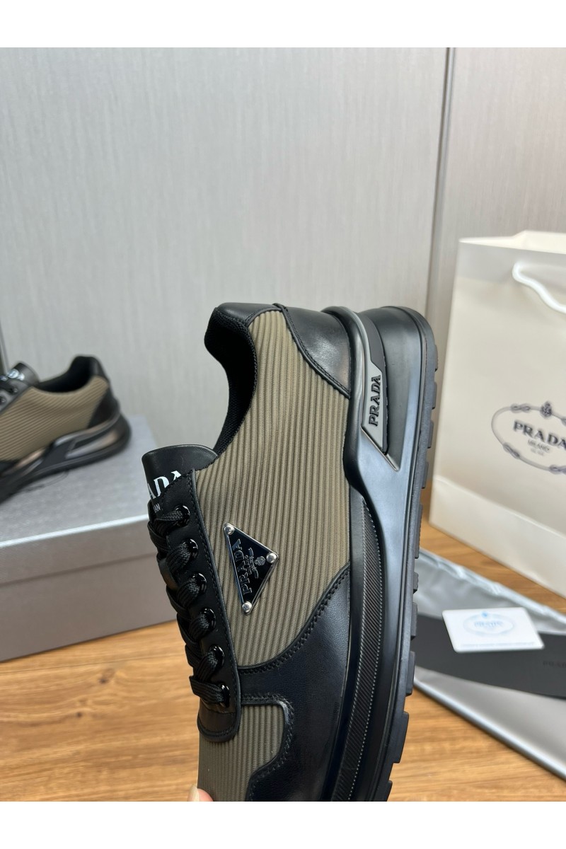 Prada, Men's Sneaker, Khaki