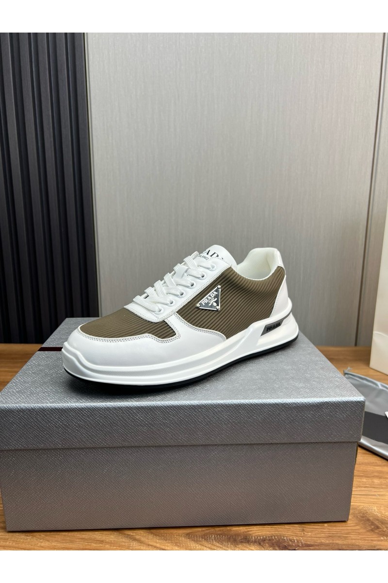 Prada, Men's Sneaker, Khaki