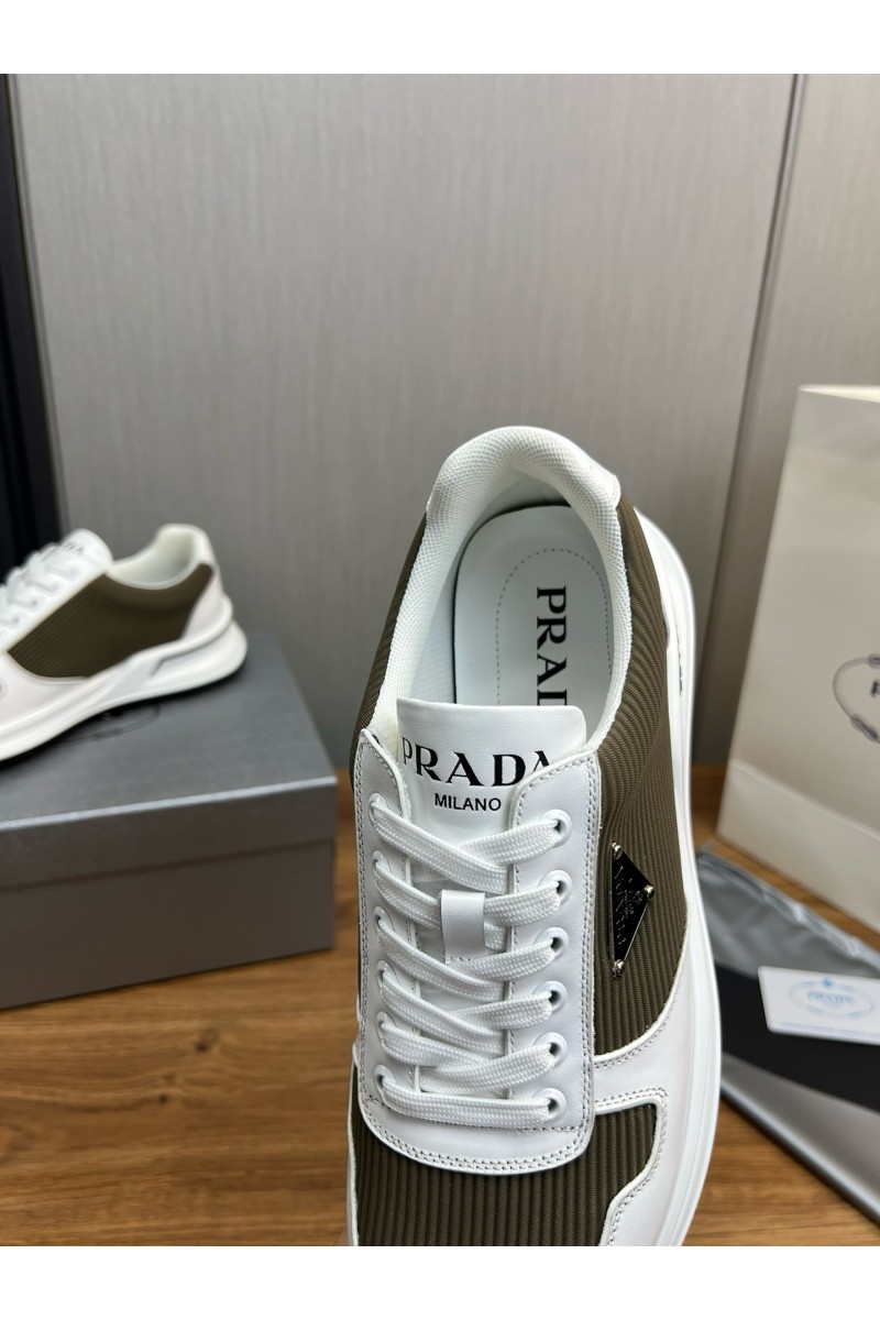 Prada, Men's Sneaker, Khaki