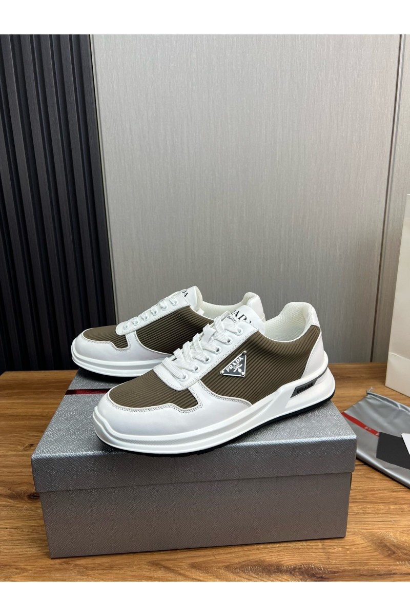 Prada, Men's Sneaker, Khaki