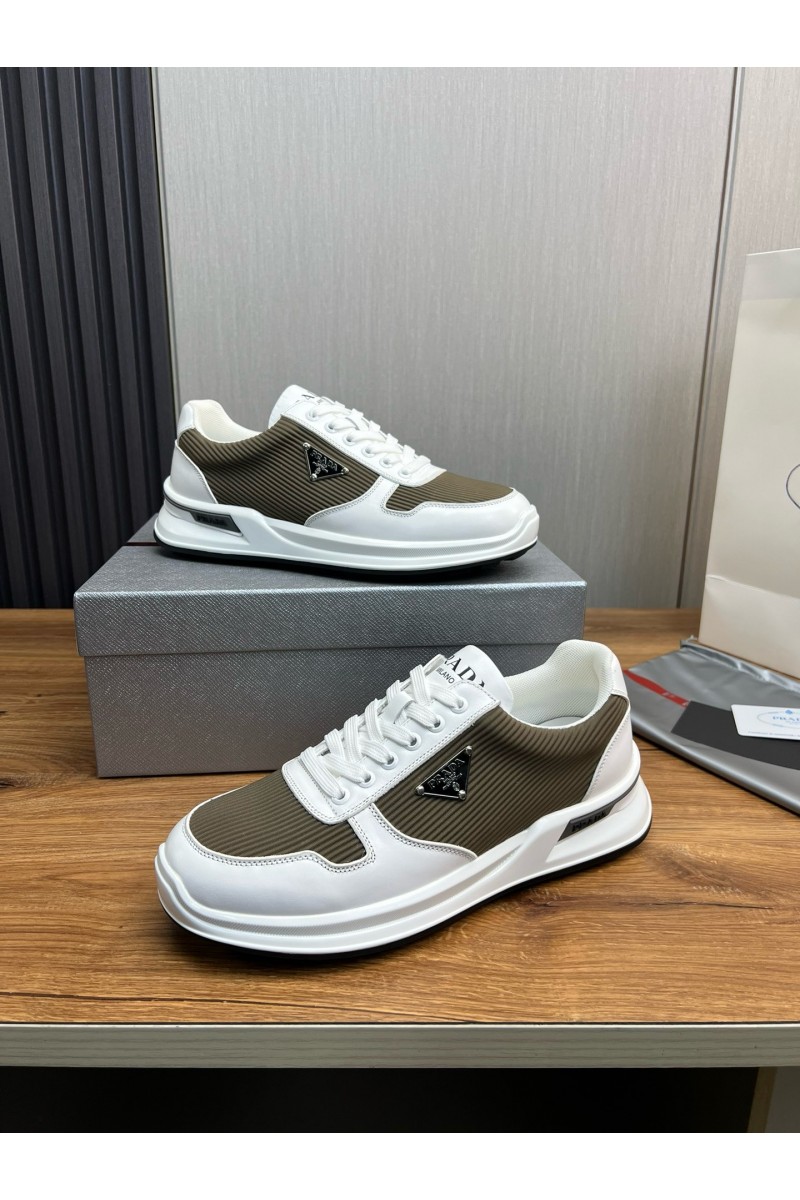 Prada, Men's Sneaker, Khaki