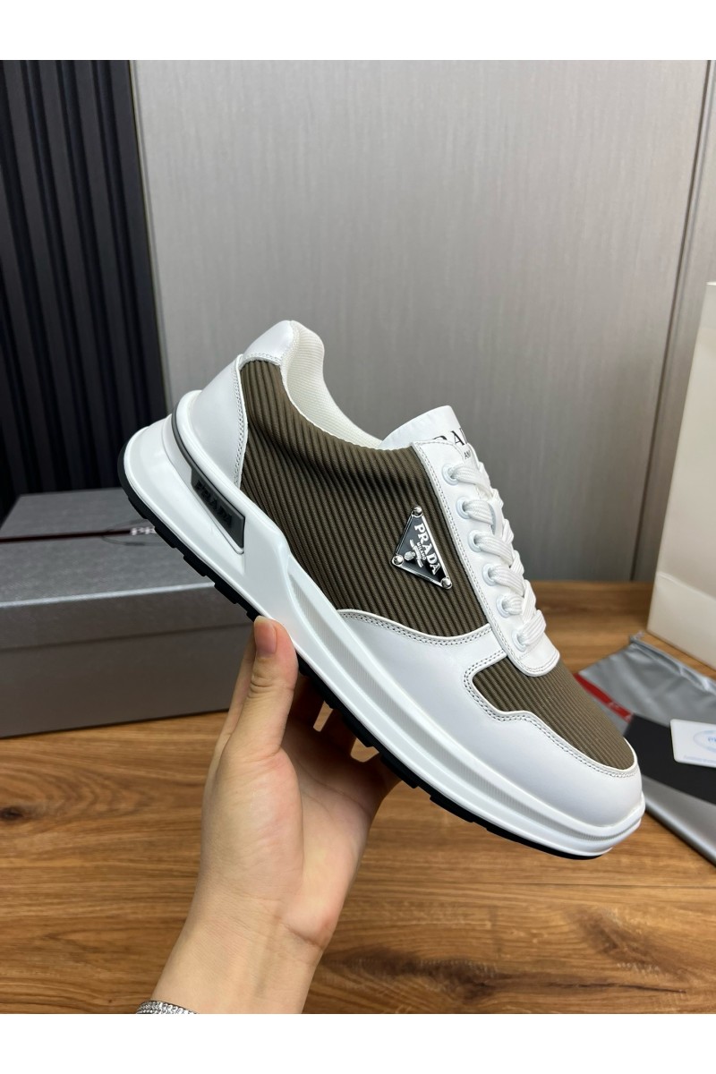 Prada, Men's Sneaker, Khaki