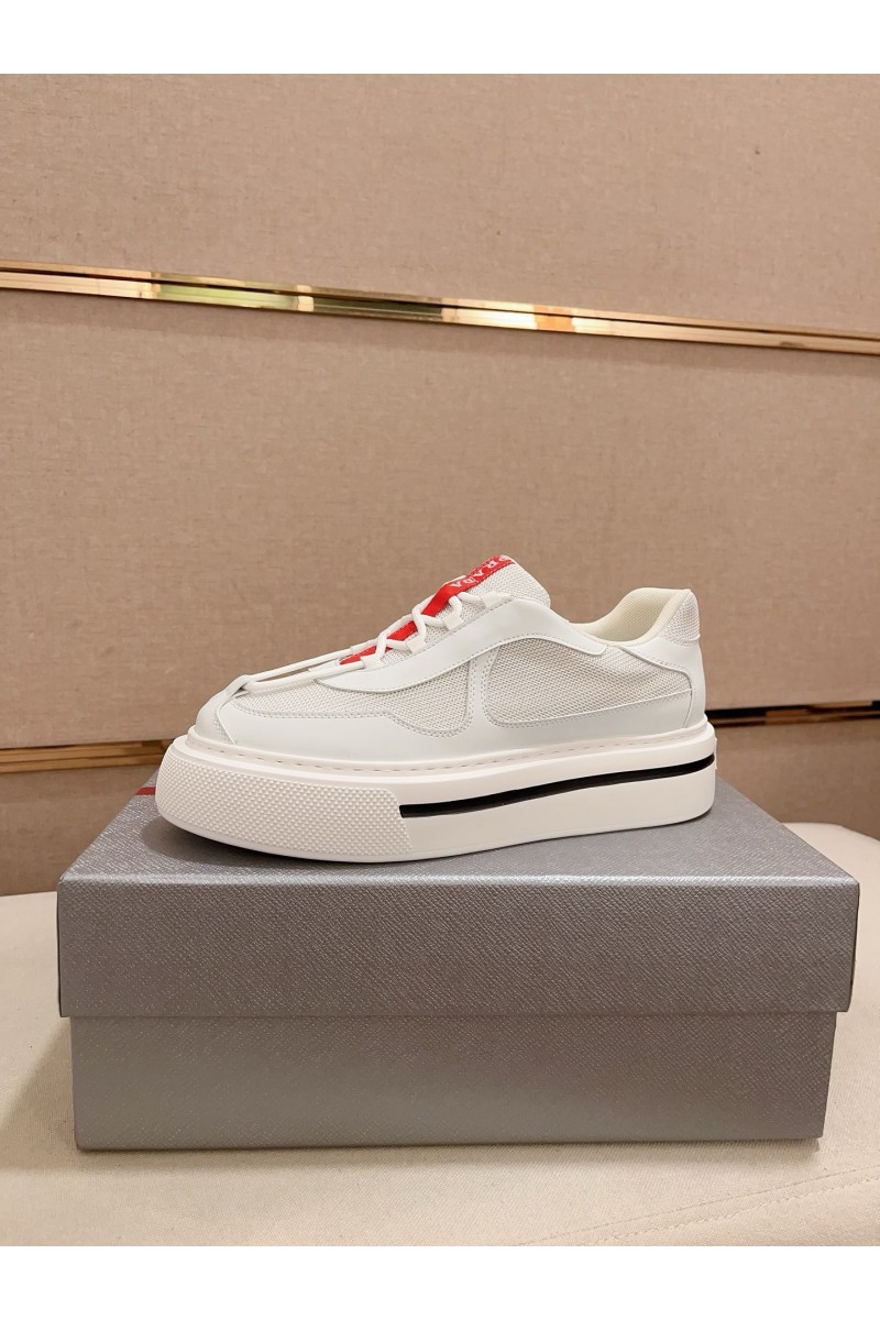 Prada, Men's Sneaker, White