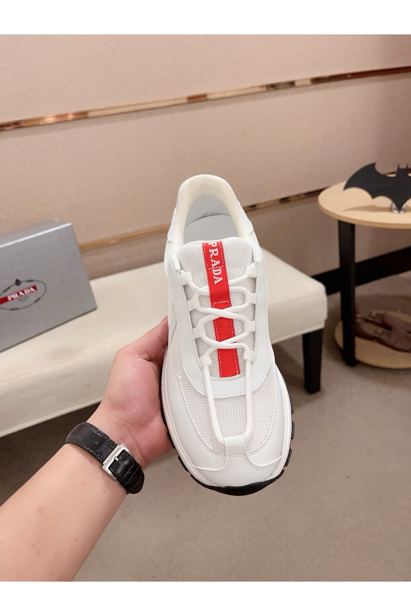 Prada, Men's Sneaker, White