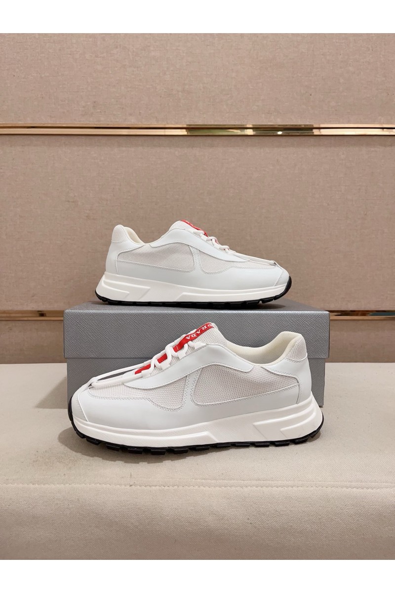 Prada, Men's Sneaker, White