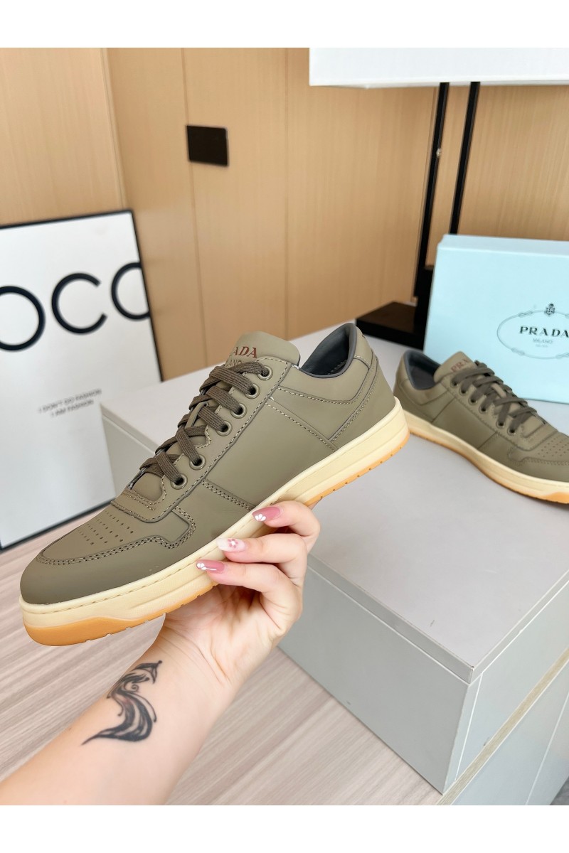 Prada, Men's Sneaker, Khaki