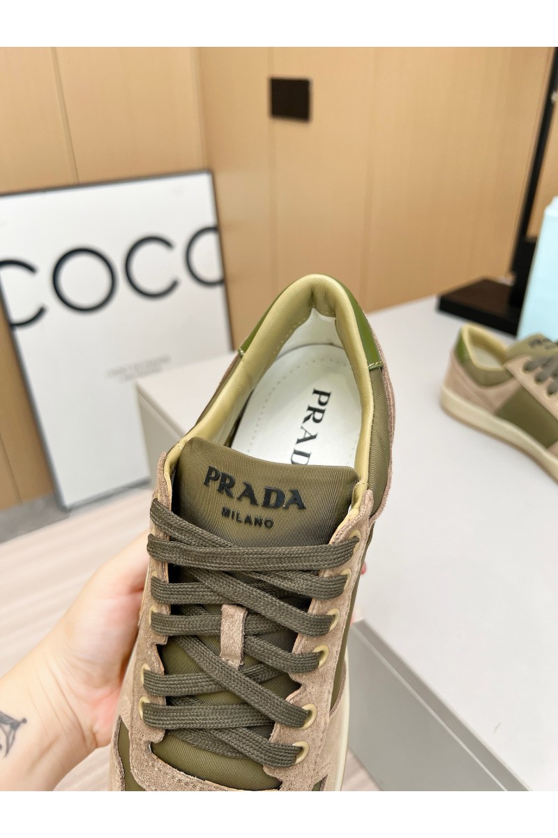 Prada, Men's Sneaker, Khaki