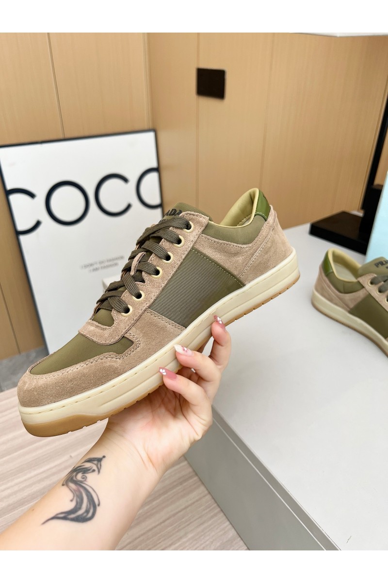 Prada, Men's Sneaker, Khaki