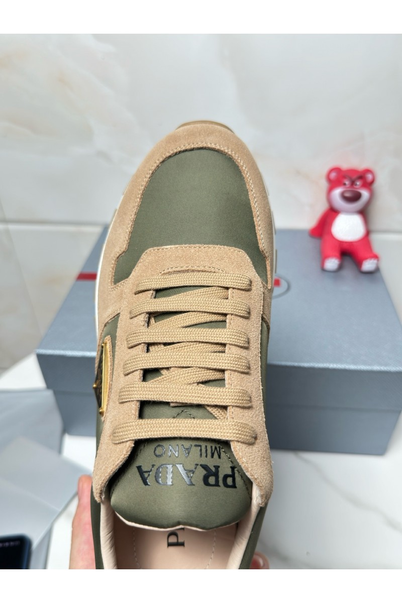 Prada, Men's Sneaker, Khaki