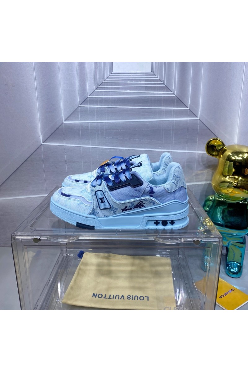 Louis Vuitton, Trainer, Men's Sneaker, Blue