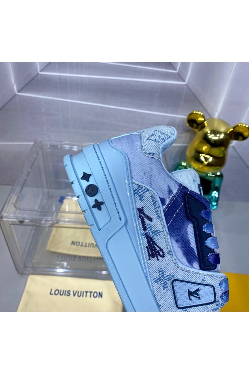 Louis Vuitton, Trainer, Men's Sneaker, Blue