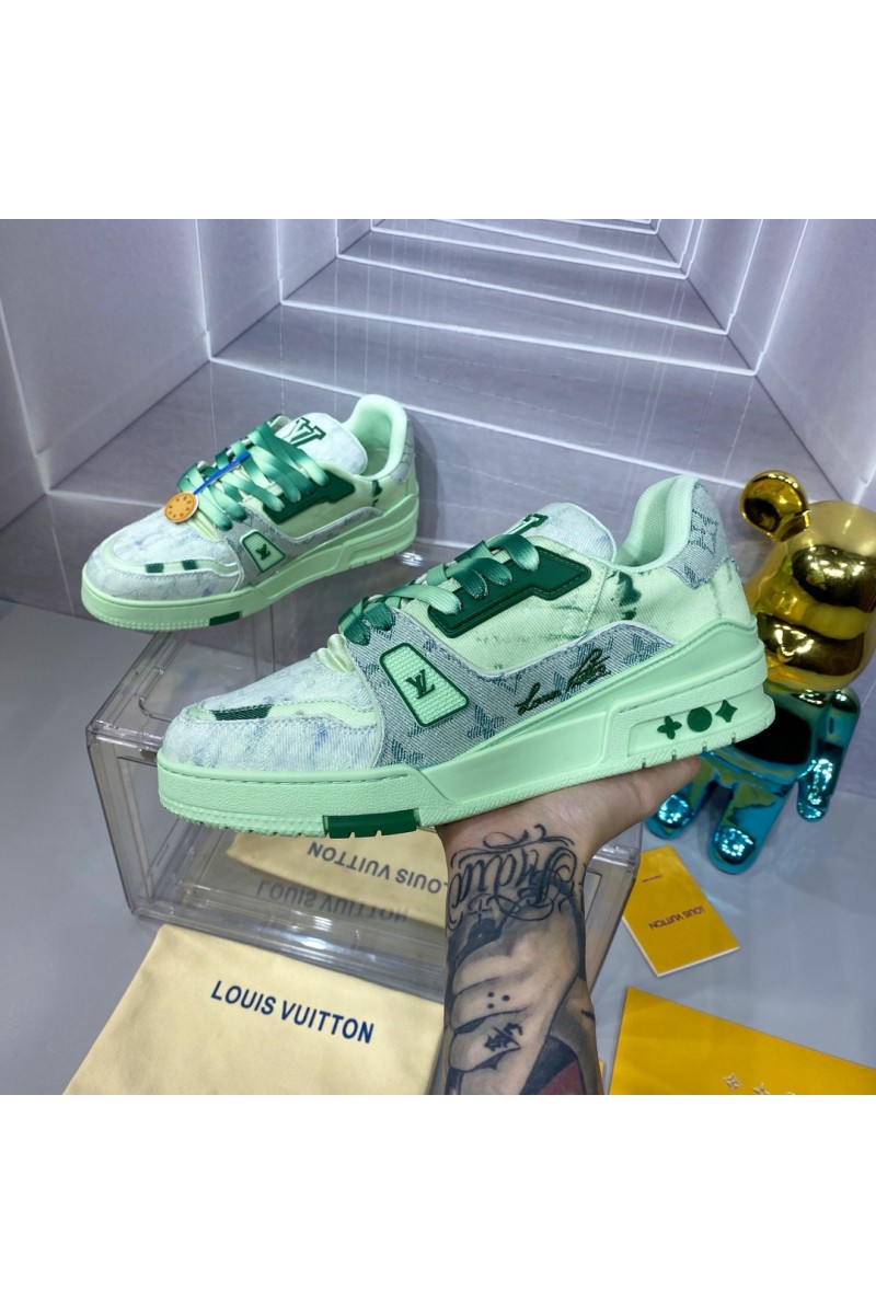 Louis Vuitton, Trainer, Men's Sneaker, Green