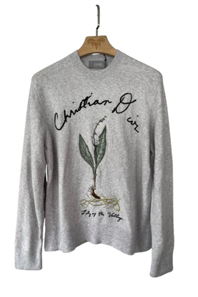 Christian Dior, Men's Pullover, Grey