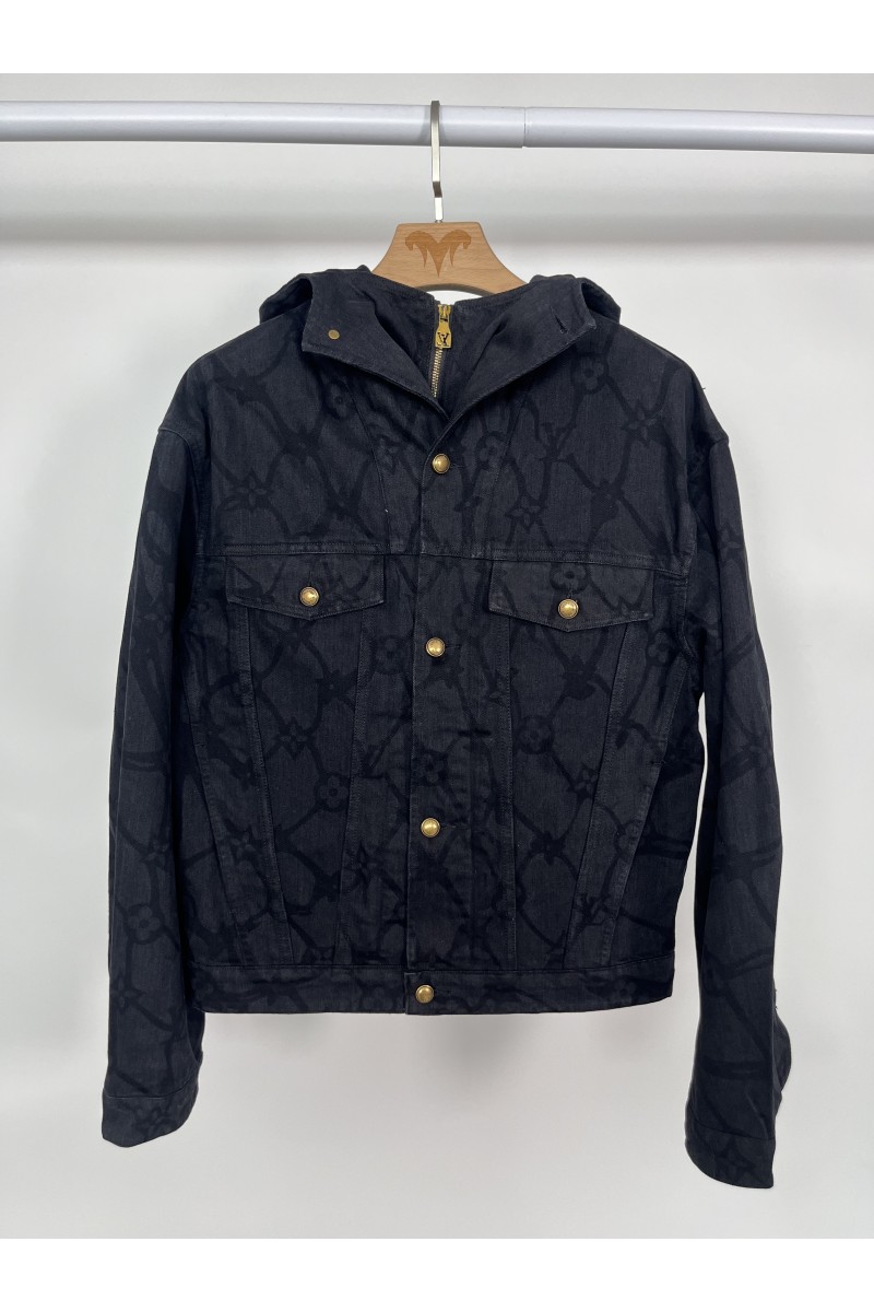 Louis Vuitton, Men's Denim Jacket, Black