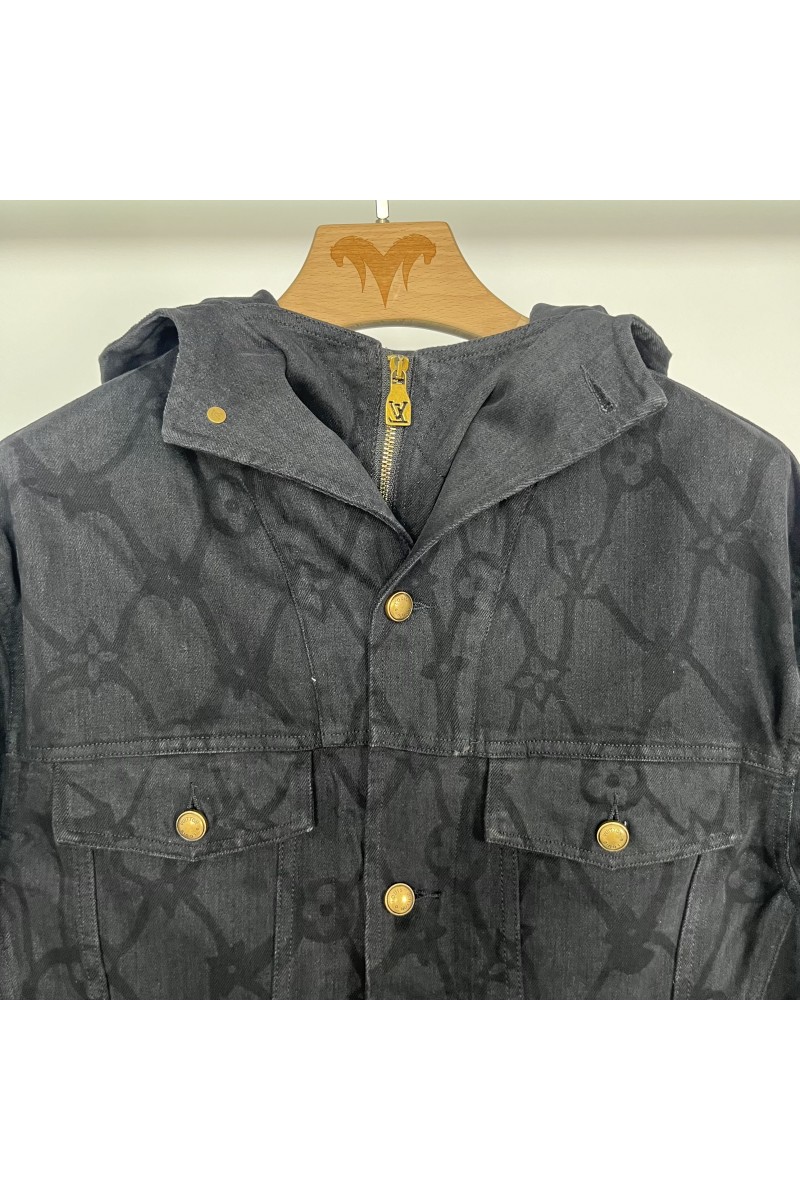 Louis Vuitton, Men's Denim Jacket, Black