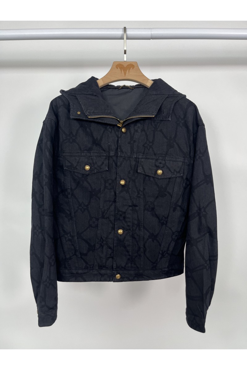 Louis Vuitton, Men's Denim Jacket, Black