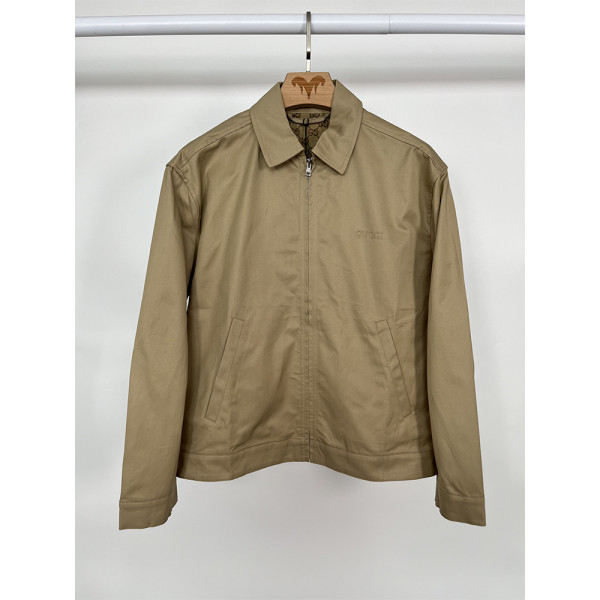 Gucci, Men's Jacket, Brown