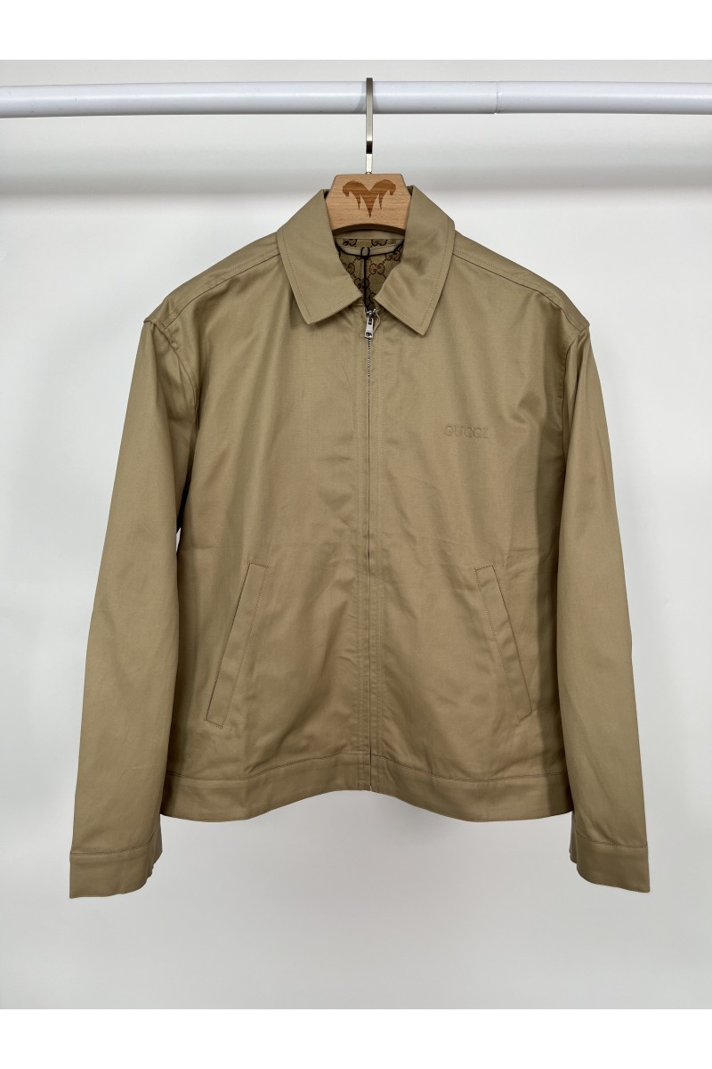 Gucci, Men's Jacket, Brown