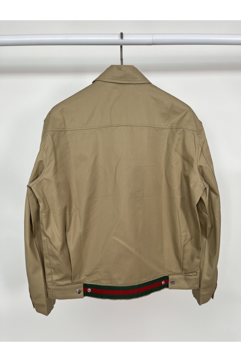 Gucci, Men's Jacket, Brown