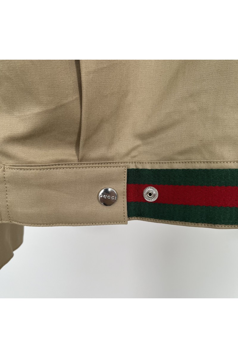 Gucci, Men's Jacket, Brown