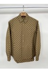 Gucci, Men's Shirt, Brown