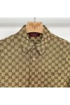 Gucci, Men's Shirt, Brown