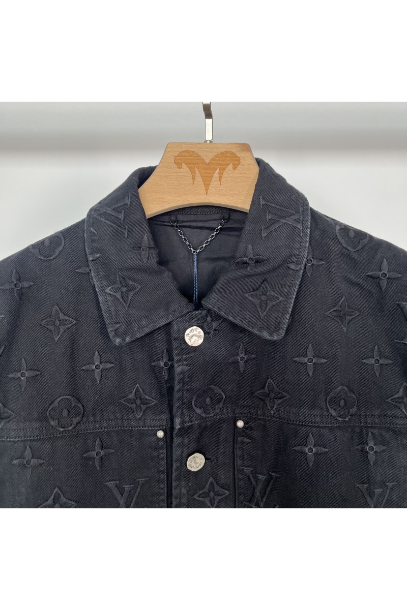 Louis Vuitton, Men's Denim Jacket, Green