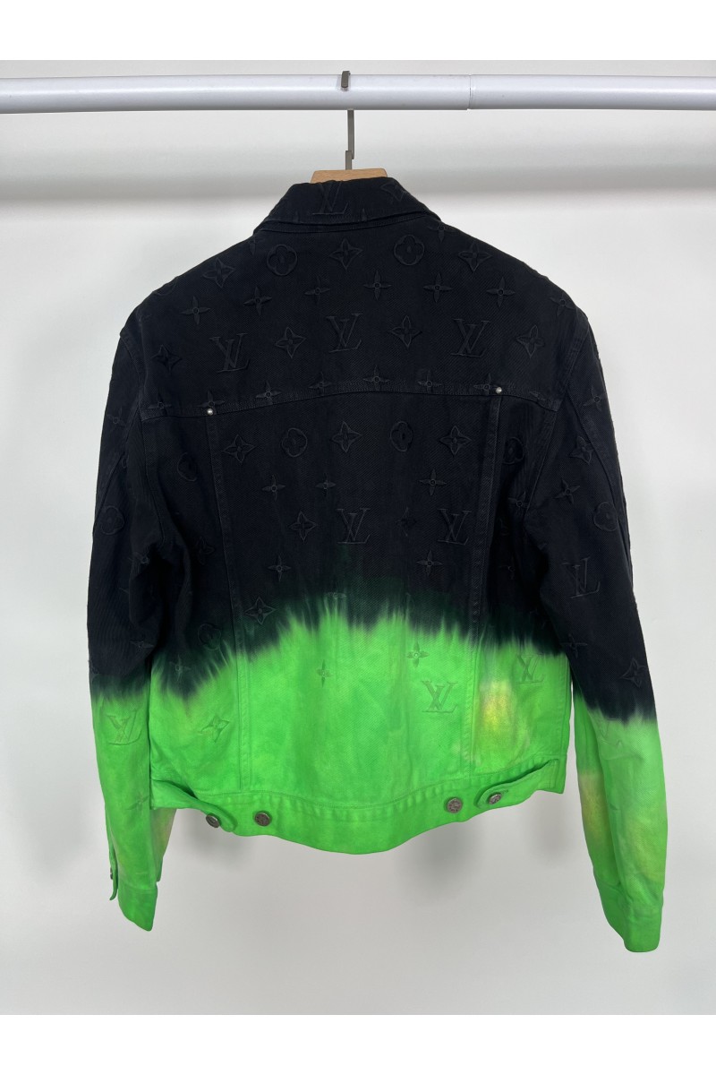 Louis Vuitton, Men's Denim Jacket, Green