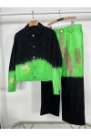 Louis Vuitton, Men's Denim Suit, Green