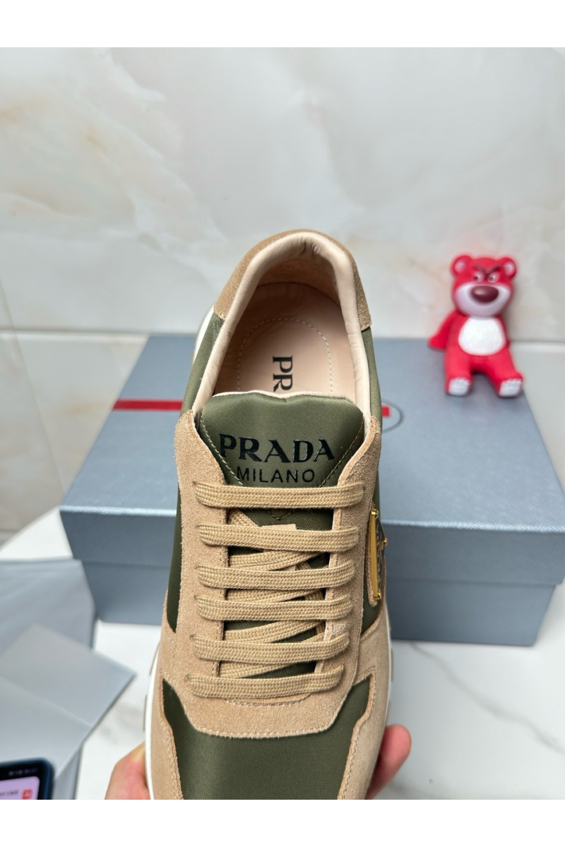 Prada, Women's Sneaker, Khaki