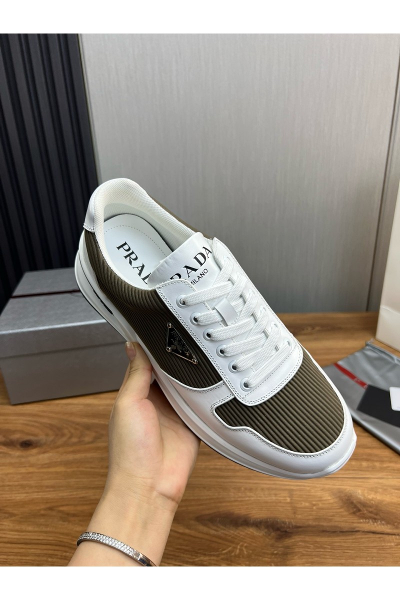 Prada, Women's Sneaker, Khaki