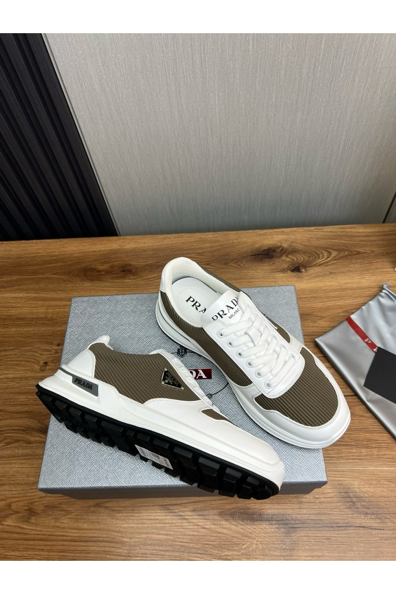 Prada, Women's Sneaker, Khaki