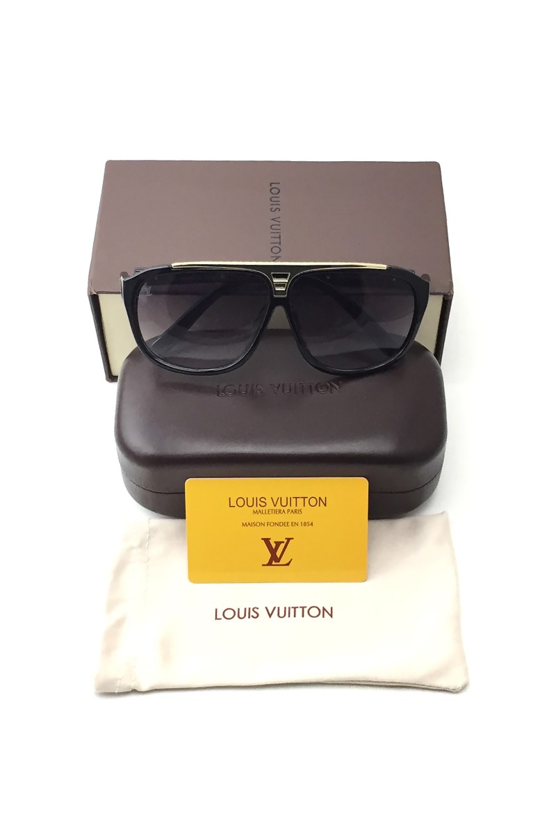 Louis Vuitton, Heren Zonnebril, Zwart