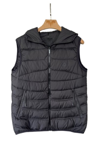 Moncler, Men's Vest, Black