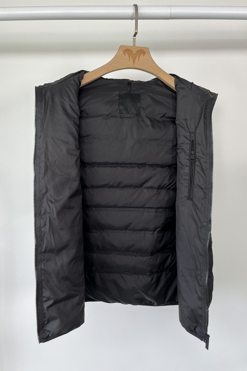 Moncler, Men's Vest, Black