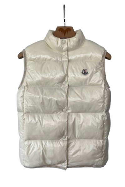 Moncler, Badia, Women's Vest, White