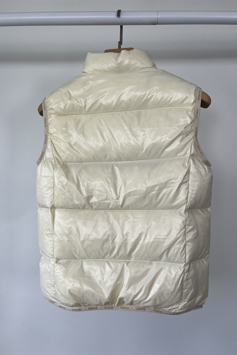 Moncler, Badia, Women's Vest, White