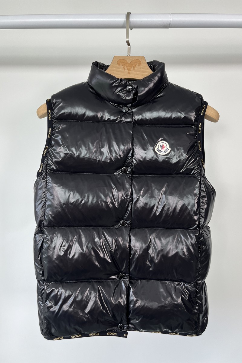 Moncler, Badia, Women's Vest, Black