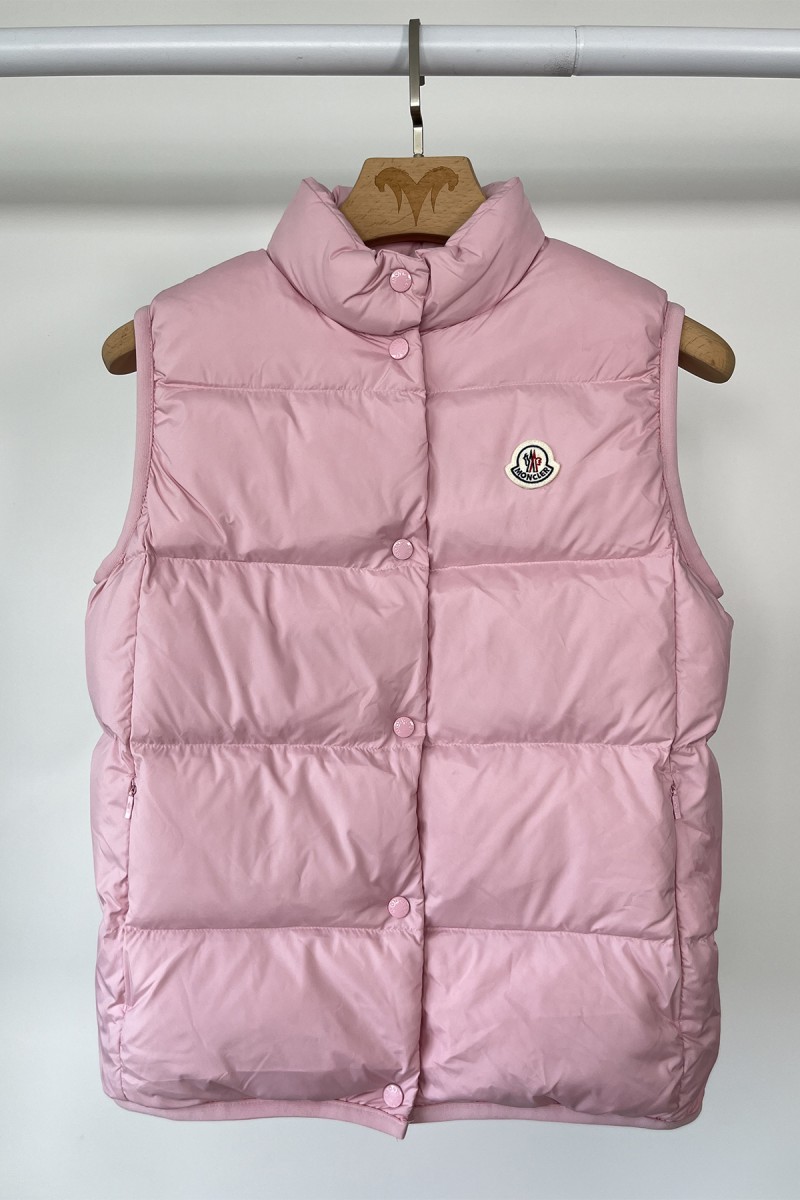 Moncler, Badia, Women's Vest, Pink