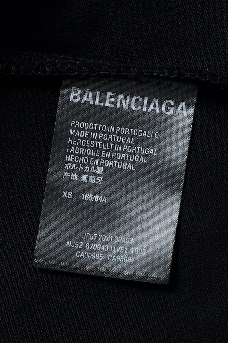 Balenciaga, Men's T-Shirt, Black