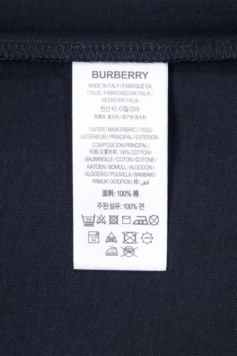 Burberry, Men's T-Shirt, Black