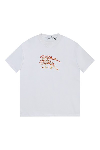 Burberry, Men's T-Shirt, White