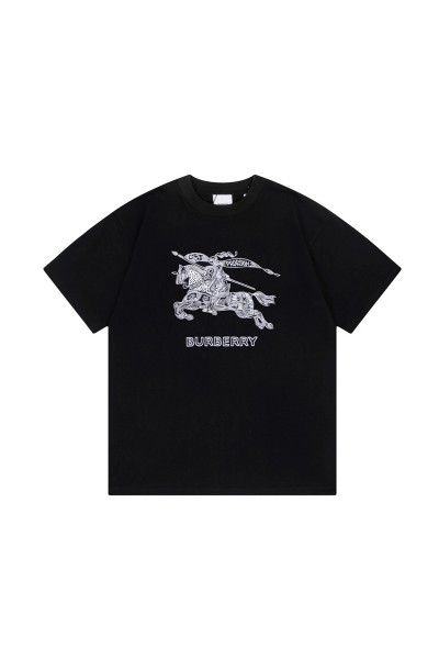 Burberry, Men's T-Shirt, Black