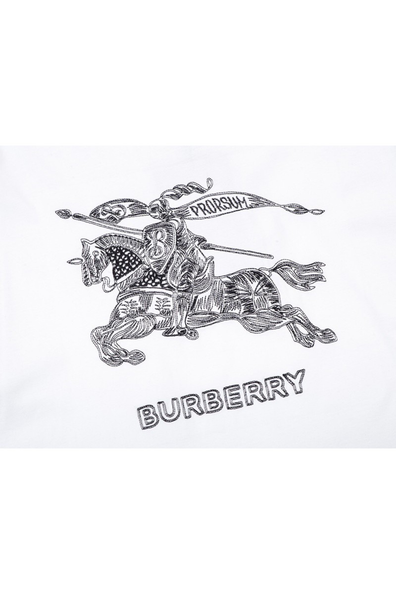 Burberry, Men's T-Shirt, White